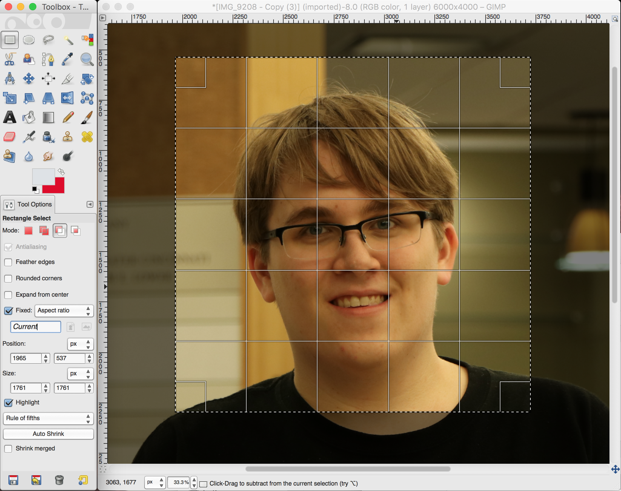 GIMP screenshot